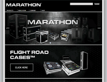 Tablet Screenshot of marathonpro.com